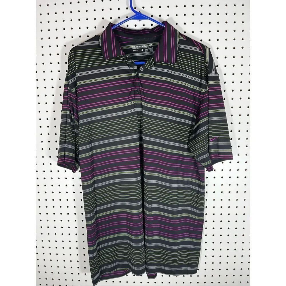 Nike dri fit golf polo shirt size M